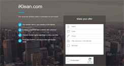 Desktop Screenshot of iklean.com