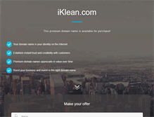 Tablet Screenshot of iklean.com